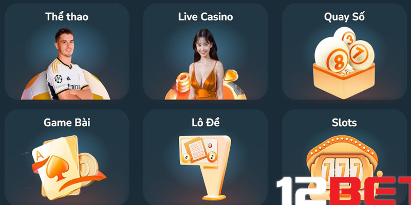 Cập nhật các trò chơi 12bet - Khám phá những tựa game hot